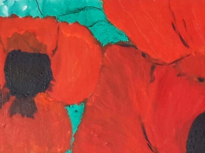 Valmuer 80 x 60 kr. 1500,00