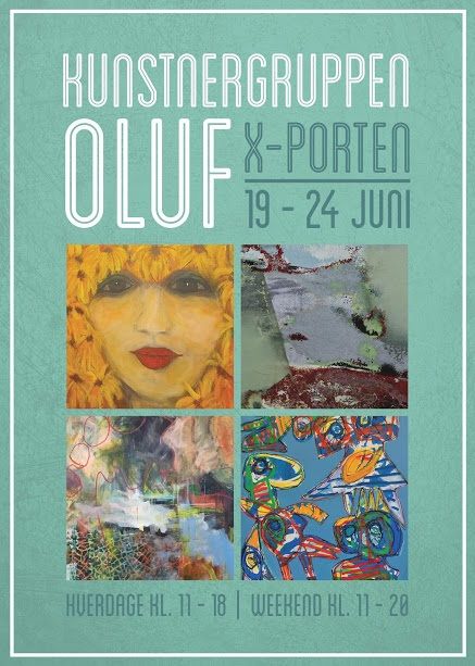 Kunstnergruppen OLUF består af Ole Herltoft, Anne-Louise Thomsen, Flemming Gerhardt og Ulla Gerhardt. For første gang skal alle 4 kunstnere udstille sammen i X-Porten i Hundested havn fra den 19. juni til den 24. juni.
